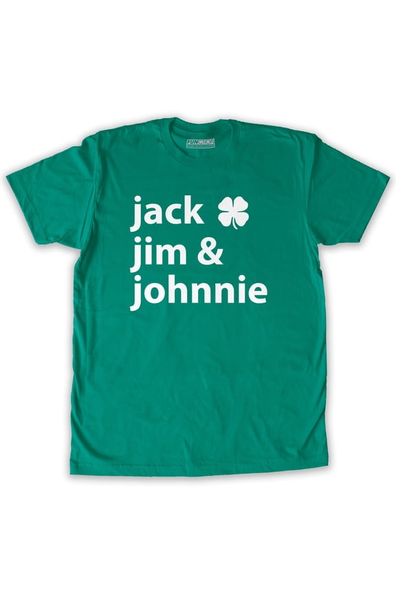 - St. Patrick's Day Jack Jim Johnnie Men's Fashion T-Shirt
