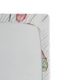 thumbnail image 2 of Ambesonne Vintage Fitted Sheet, Poppy Butterfly Romance, Twin XL Size, Coconut and Red, 2 of 2