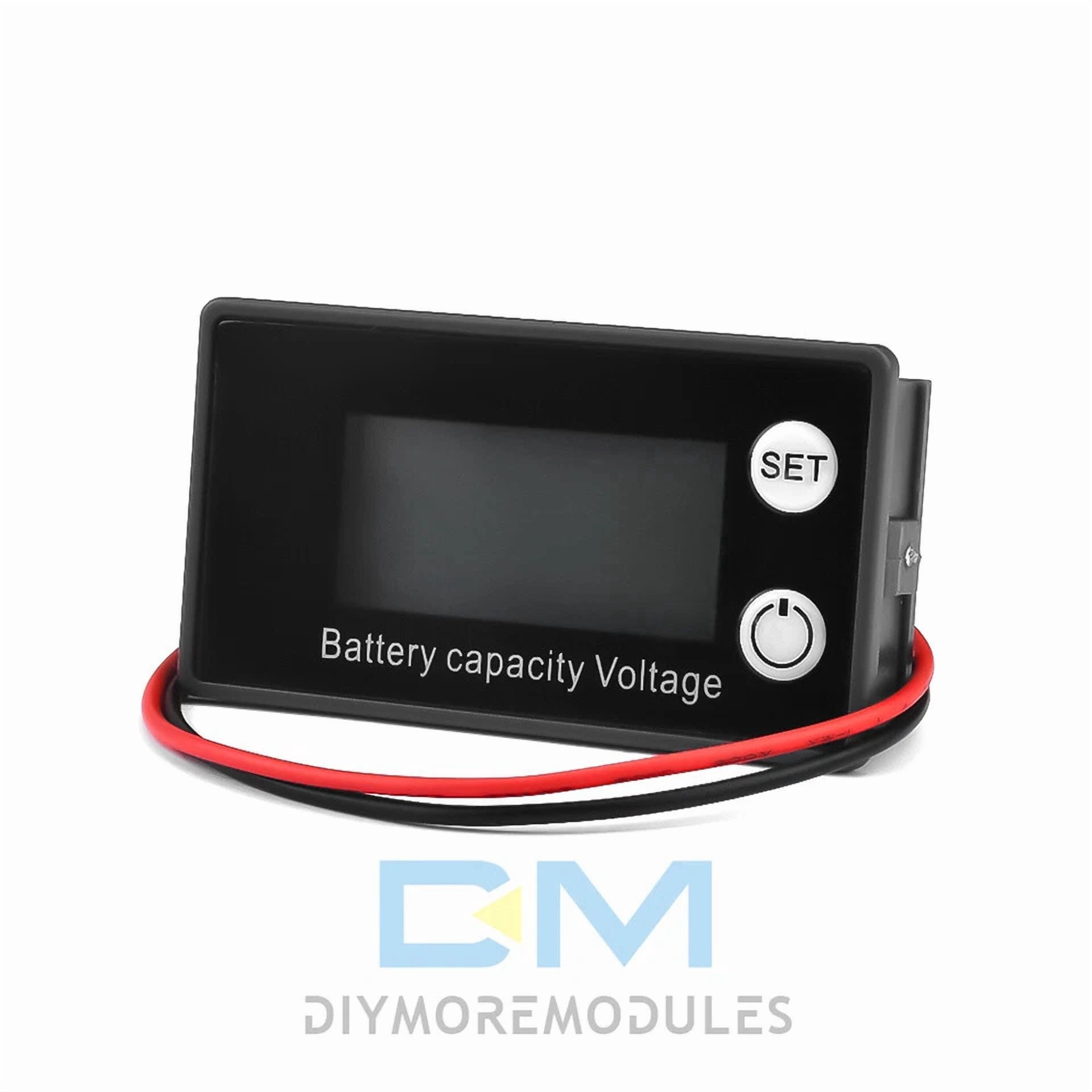 CRESTIN- 2X 6133A Lcd Voltage Meter Dc-8V-100V Voltmeter Battery Power Dual Display Us