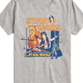thumbnail image 3 of Star Wars - Han Solo and Chewie Retro - Toddler And Youth Short Sleeve Tee, 3 of 5