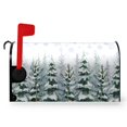 thumbnail image 1 of Funda de buzón Dacawin Winter Pine Trees, 53 x 46 cm, impermeable, 1 of 9