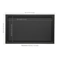 Sunnydaze 36" x 24" Chalkboard for Wall Black