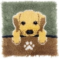 thumbnail image 2 of Yorkshire Puppy Latch Hook Kits for Adults, Beginners DIY Crochet Pillow Kit Pillowcase Hook and Latch Rug Kits Needlework Cushion Cover for Home Sofa Decoration 17x17 inch, 2 of 10