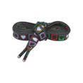 thumbnail image 2 of INSPIRE CHIC Colorful Heart Square Print Flat Shoelaces for Sneakers 1 Pair Black 160cm/63", 2 of 4