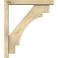 thumbnail image 3 of Ekena Millwork 4"W x 24"D x 28"H Merced Block Rough Sawn Bracket w/ Offset Brace, Douglas Fir, 3 of 25