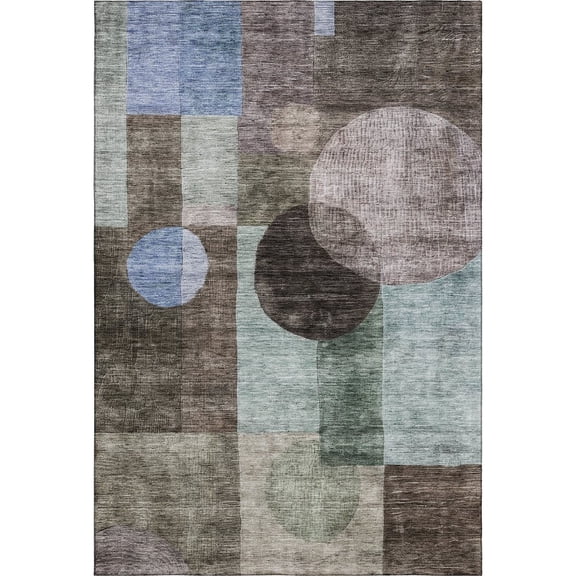 Dalyn Rugs Premium Machine Washable Mayfield AMF1114 Brown 5' x 7'6" Rug