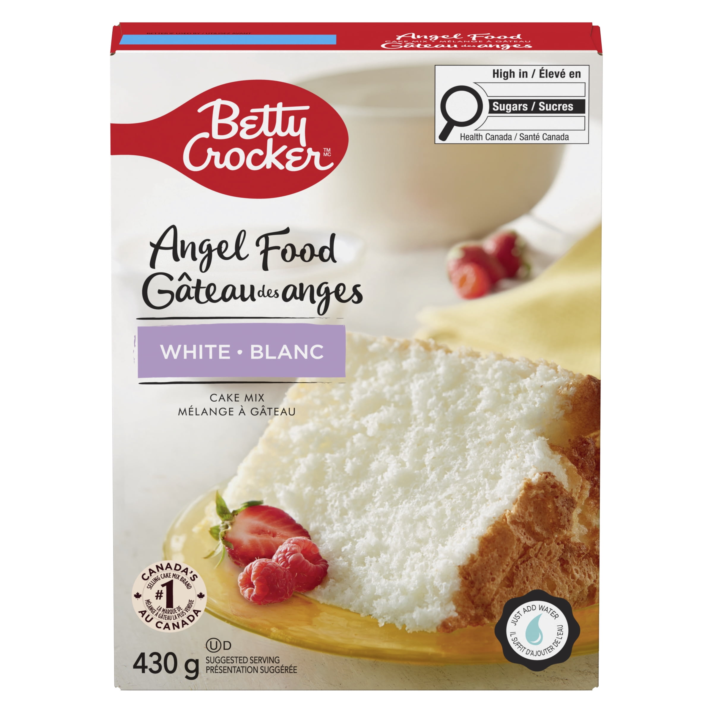 Mélange pour gâteau des anges Betty Crocker, blanc, 430 g, 12 portions