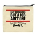 thumbnail image 3 of ThisWear Coworker Leaving Gifts for Women I Got 99 Problems But a Job Ain't One Enjoy Your Retirement Homie 2-Pack Cosmetic Accessory Bags, 3 of 4