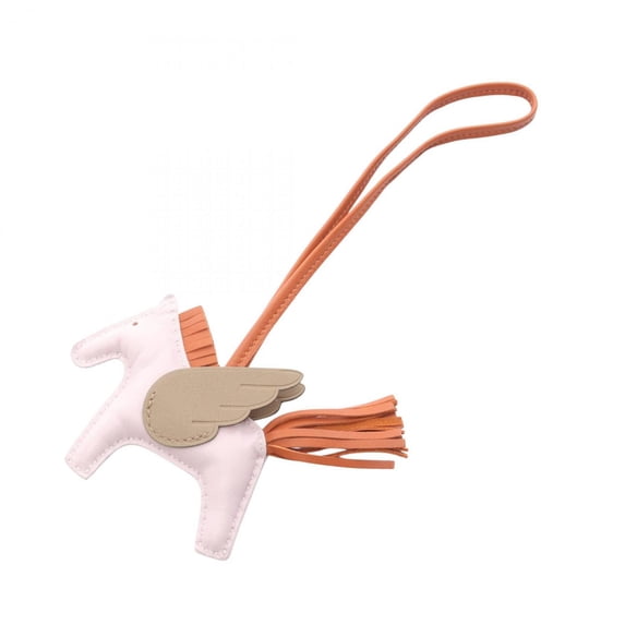 Pre-Owned Hermes Hermès Rodeo Pegasus PM Charm Accessory Leather Anjou Miro Swift Women's Pink...