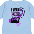 thumbnail image 4 of Inktastic I Wear Purple For My Mom Lupus Awareness Boys or Girls Long Sleeve Toddler T-Shirt, 4 of 5