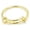 #03 Gold, variant on US 14K Gold Or S925 Silver Plated Double Line Adjustable Ring Color-Proof Ring