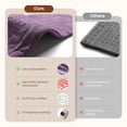 thumbnail image 6 of RENPHO Heating Pad for Back Pain Relief & Period Cramps, HSA FSA Eligible, Heat Pad for Neck and Shoulder,12"x24", Mothers Day Birthday Gifts for Women Men, Dark Purple, 6 of 10