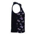 thumbnail image 4 of Blusa George Talla CH sin Manga con Flores Negro, 4 of 4