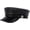 Black#4, variant on Women Yacht Captain Sailor Hat PU Newsboy Baker Boy Peaked Beret Cap