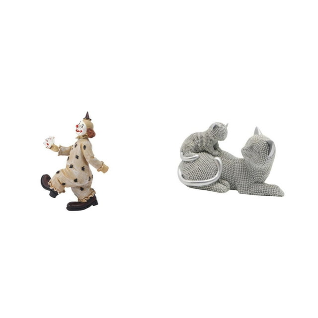 Figura Decorativa De Gato Payaso, Escultura Artística, Adorno Para Mesa, Escritorio, Armario, Sala De Estar, Dormitorio, Oficina, Centro De Mesa, Regalo