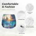 thumbnail image 4 of Daiia Ocean View Bedroom Pattern Women's 2 in 1 Running Shorts - Lightweight Athletic Workout Gym Yoga Shorts Liner with Phone Pockets-XX-Large, 4 of 7