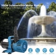 thumbnail image 2 of Bomba de estanque TONGCHANT 1600GPH 100W para estanques al aire libre, cascadas, 2 of 7