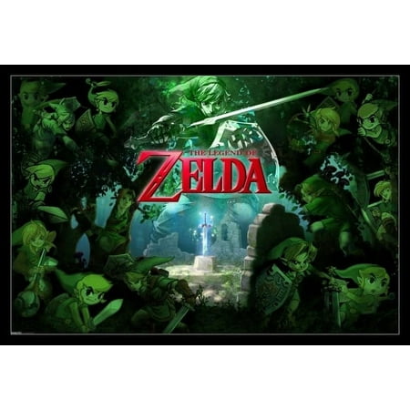 Zelda - Forest Laminated & Framed Poster (36 x 24)