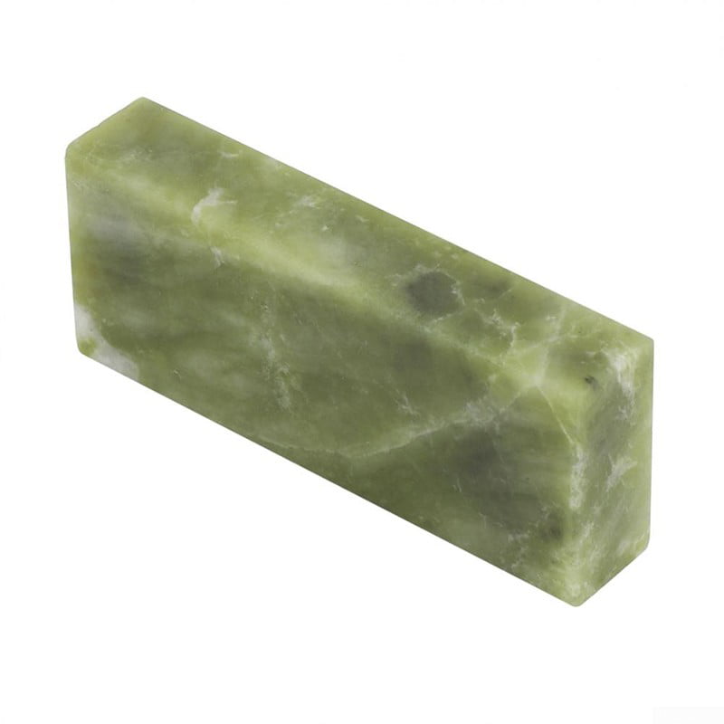 Double Natural Green & White Agate Sharpening Stones Whetstone 8000/10000 Grits 