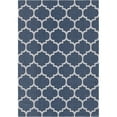 thumbnail image 1 of Unique Loom Decatur Trellis Geometric Rug 5' 2 x 7' 5 Rectangle Navy Blue/Ivory, 1 of 1