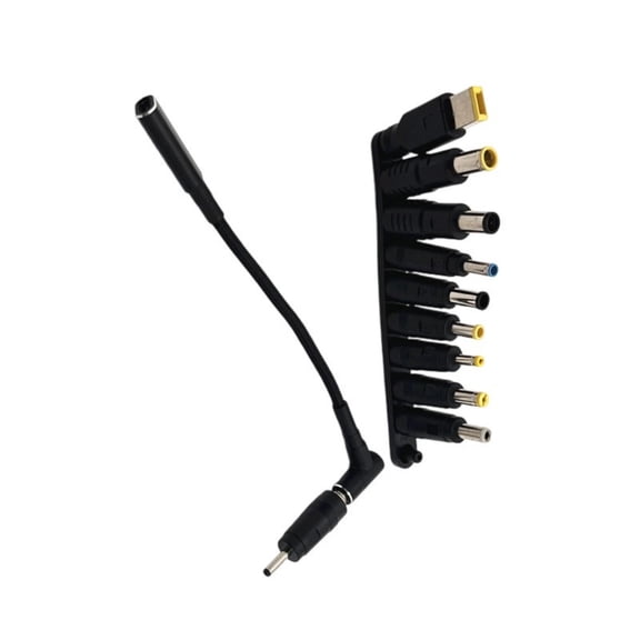 10Pcs Type C Female to 7.9x5.5 5.5x2.5mm Male PD100W Cable for Laptop Power Adapter