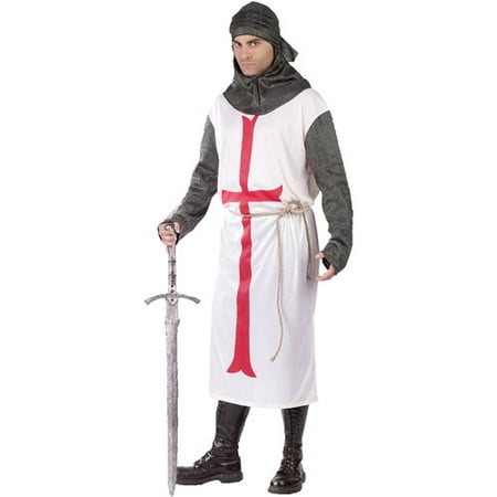 Templar Knight Adult Halloween Costume, Size: Up to 200 lbs