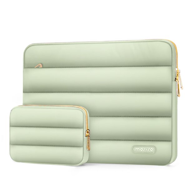 Funda para portátil MOSISO Puffy Sleeve 15-15,6 pulgadas para MacBook Pro 16 Sage