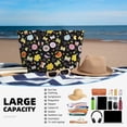 thumbnail image 5 of Honeii Flower Butterfly for Tote Bag with Adjustable Strap,Beach Bag, Waterproof Sandproof Beach Tote Bag, Large Capacity Foldable Beach Bags, 5 of 7