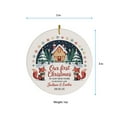 thumbnail image 5 of Customized Names Date & New Home Address Christmas Ornament 2025, Our First Christmas in New Home Ornament, 5 of 5