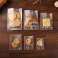 thumbnail image 3 of 100PCS Treat Bag Clear Creative Multipurpose Cookie Bag Candy Bag for Chocolate, 3 of 10