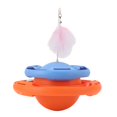 thumbnail image 1 of Jouets à Platine pour Chats, Robustes Éviter la Matité et la Graisse Interactif Multifonctions Rouleaux de Chat Boule pour Chats Orange Bleu, 1 of 8