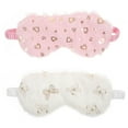thumbnail image 1 of Shisuyan 2 Pcs Protecteur d'Yeux en Peluche Courte, Protection des Yeux contre la Lumière, Bandeau de Nuit, 1 of 8