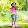 thumbnail image 3 of Costway 3-Wheel Kids Scooter Toddler Folding Balancing Kick Scooter with Light-up LED Wheel Light Pink, 3 of 10