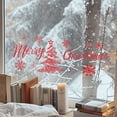 thumbnail image 1 of Christmas Window With Red Christmas Tree Snow Glass Window Decoration Wall Stickers, 1 of 8