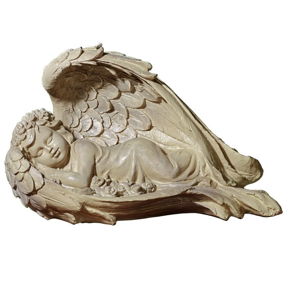 Sweet Dreams Cherub Sculpture Aged Stone Aged Stone