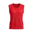 thumbnail image 3 of Womens Crochet Tank Tops 2026 Summer Sleeveless Tops Cute Sweater Vest Trendy Boho Beach Vacation Clothes Trendy Summer Clothes, 3 of 3