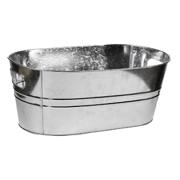 Ice Buckets, Galvanized Tub - Drink Buckets for Parties, Beverage Tub