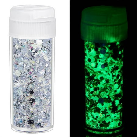 

DFC Christmas Night Light Flashing Luminous Nail Flashing Holographic