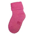 thumbnail image 3 of Lian LifeStyle Soft, Fantastic, Adorable And Children's 3 Pairs Wool blend Crew Socks Plain Color Size Girl 0M-6M Rose, 3 of 3