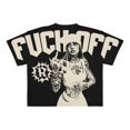 thumbnail image 5 of Camiseta Harajuku Y2K para hombre, estilo hip hop, gótico, con estampado gráfico, de algodón de gran tamaño, estilo punk, de manga corta, estilo informal, 5 of 5