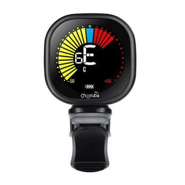 Cherub Rechargeable Guitar Tuner Clip on Tuner LCD for Chromatic Tuning Guitar M4G9