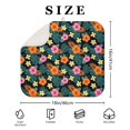 thumbnail image 4 of Pioneer Flower Floral Print Pattern Kitchen Dish Drying Mat 1 Pack, Ultra Absorbent Microfiber Drainer Mat, 16"x18", 4 of 6