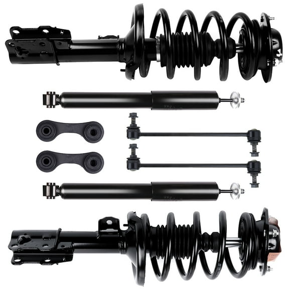 ECCPP Front Strut Spring Assembly Rear shock absorber Stabilizer Bar Link Kit Fits 08-12 for Chevrolet for Malibu 05-10 for Pontiac G6 07-09 for Saturn Aura replace for 172199 172200 5778 K80252