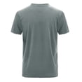 thumbnail image 5 of Pxiakgy mens dress shirts Men's Summer Casual Outdoor T-Shirt Plus Size Sport Fast-Dry Breathable Tops dress shirts for men mens shirts Grey + 7XL, 5 of 5