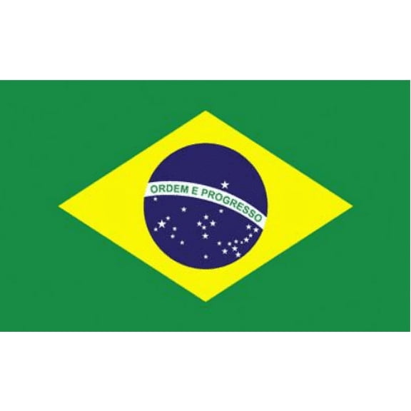 Brazil 3'X5' Flag ROUGH TEX® 100D