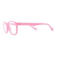 thumbnail image 3 of Kids Soft TR90 Plastic Rectangle Blue Light Filtering Computer Glasses Pink, 3 of 4