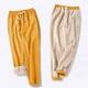 thumbnail image 5 of Pantalones deportivos Harun de mujer con forro de cordero para otoño-invierno, gruesos, holgados, cálidos e informales, 5 of 5