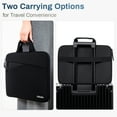 thumbnail image 2 of Aisboks 16-17.3''Zipper Laptop Bag for Men&Women,Laptop Sleeve 17'',Water Resistant Laptop Case,Shockproof Soft Padded Cover Carrying Computer Bag with MacBook, HP, Dell, Acer Notebook,Black, 2 of 4