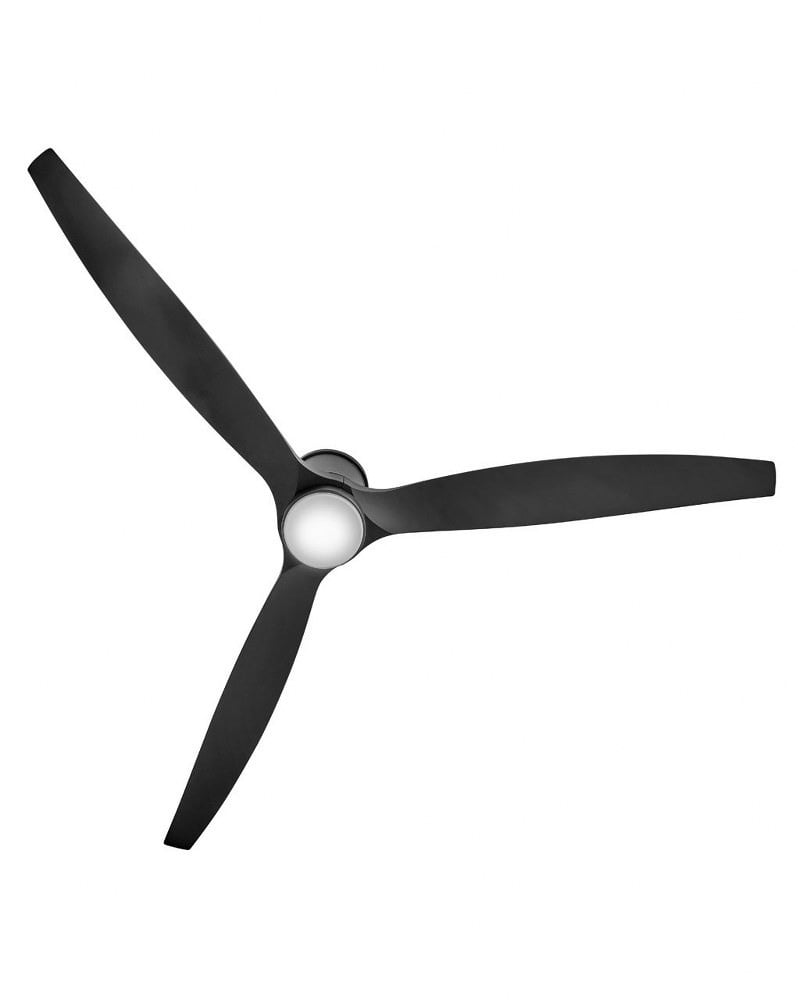 Hinkley Lighting - Hover Flush - 3 Blade Ceiling Fan with Light Kit In Modern