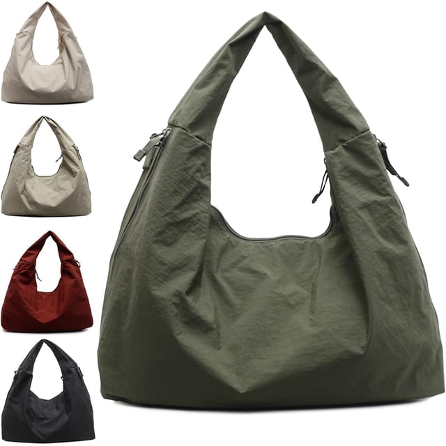 Bolso De Mano Drape De Color Sólido Para Mujer, Gran Capacidad Moda Versátil Hombro Totes Bolsas, Para Uso Diario, Viajes, Trabajo